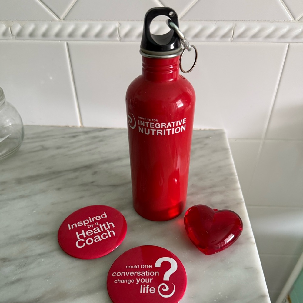 Red Steel Water Bottle